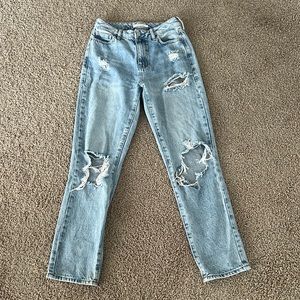 PacSun distressed Mom Jeans. Size 25.